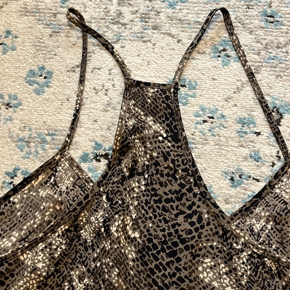 Joie 100% Silk Snake Print Pocket Cami Size Medium - Picture 8 of 14